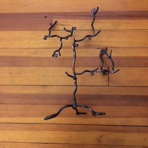Iron jewelry stand (tree shaped)
